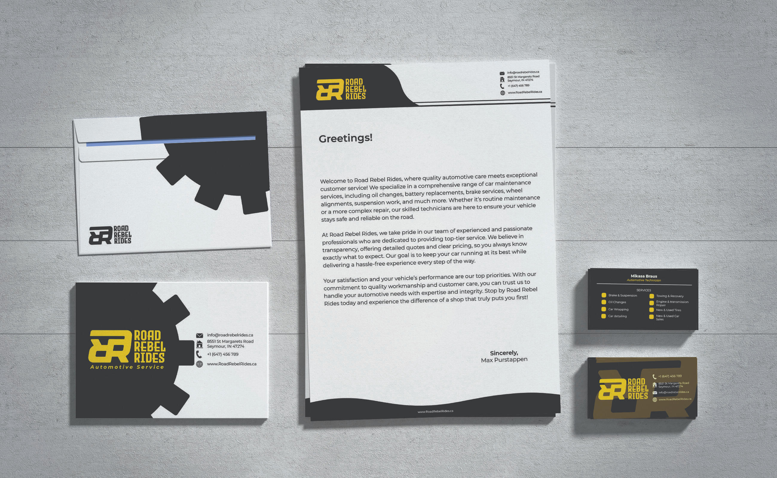 Brand Identity (Business Shop)